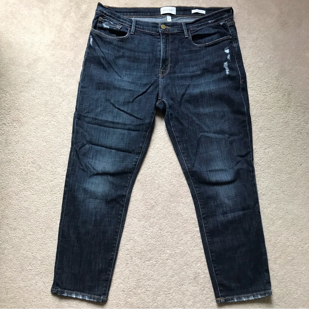 FRAME DENIM Le Garcon Crop Jeans